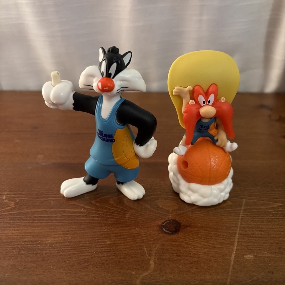 Lot Of 2 McDonald's Happy Meal Toy Space Jam 2020 Yosemite Sam Sylvester The Cat
